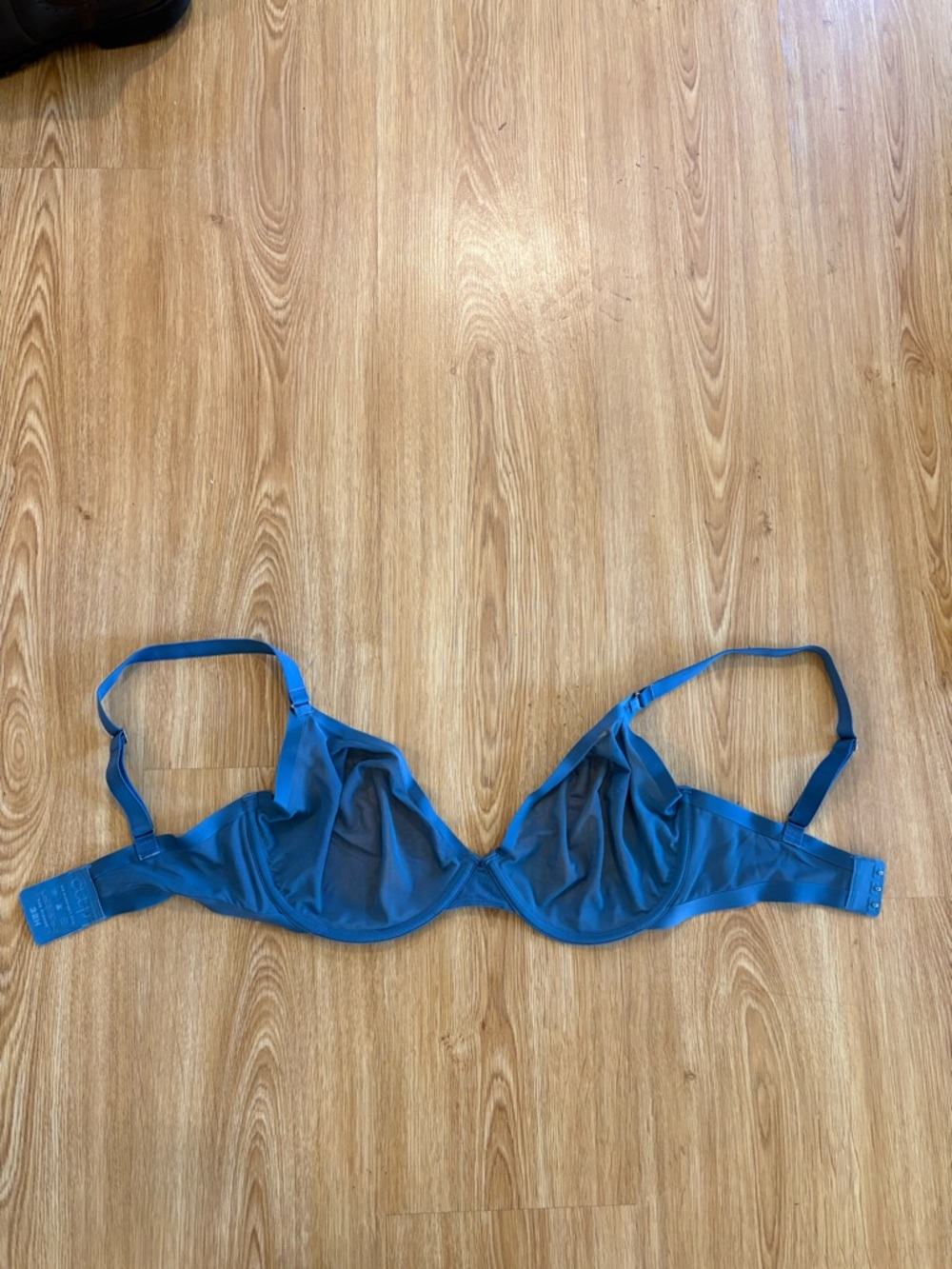 CUUP The Plunge Mesh Underwire Bra - Limited Edition Sky